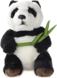 Peluche Panda con foglia 18 cm