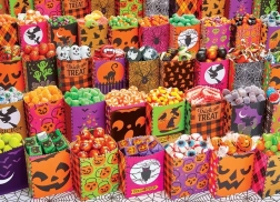 Puzzle COBBLE HILL Dolcetti di Halloween 500 pezzi