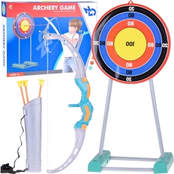 Set da gioco con arco, frecce e bersaglio per bambini