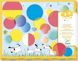 Djeco Collage Arcobaleno: Ruote Magiche