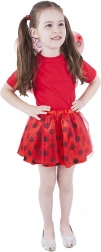 Costume per bambini Coccinella con ali e gonna tutu
