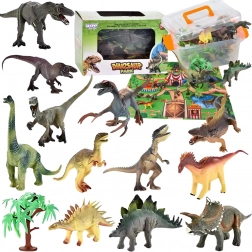 Woopie set parco dei dinosauri – figurine con tappetino e accessori, 23 pz