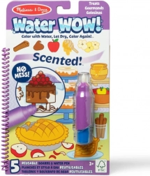 Libro da colorare ad acqua Water WOW! profumato – Leccornie