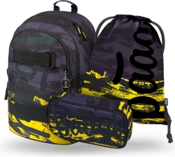 Baagl set scolastico Skate Dune – zaino, astuccio e sacca