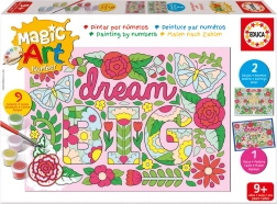 Educa pittura con i numeri fiori