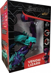 Screechers Wild! veicolo trasformabile Venom Lizard con moneta