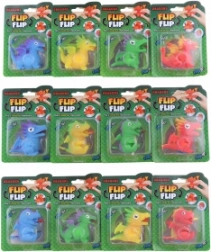 Draghetto di gomma 2in1 – figurina che si avvolge a forma di uovo