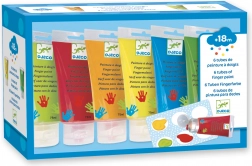 Colori a dita in tubetto Djeco