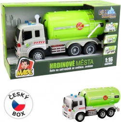 Autocisterna a inerzia con luce e suono