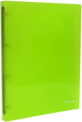 Raccoglitore A4 con 4 anelli eCollection verde