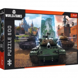 puzzle 500 pezzi - world of tanks: è l’ora dell’azione! trefl