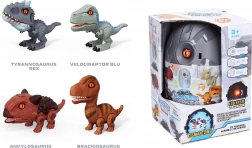 Dinosauro nell'uovo con effetti luminosi e sonori – set di costruzione