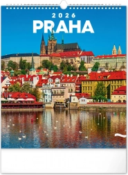 Calendario da parete Praga 2026