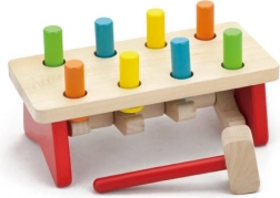 Martello di legno con pioli colorati VIGA