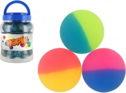Pallina rimbalzante arcobaleno da 6 cm in barattolo - 1 pezzo