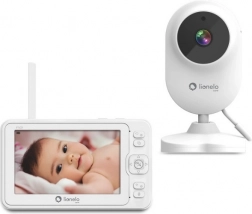 Baby monitor elettronico con videocamera LIONELO Babyline bianco