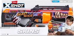 X-Shot Skins Last Stand Beast Mode – blaster a dardi in schiuma per bambini (16 dardi)