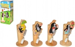 Supporto in legno per spazzolino Krtek con fiore