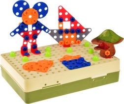 Set di costruzioni avvitabili Dinosauri con trapano