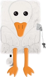 Il mio piccolo amico Oca Diario peloso con lucchetto A5 96K 9040