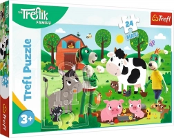 Puzzle 24 maxi La famiglia Treflik in campagna TREFL
