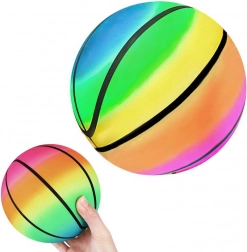 Pallone di gomma arcobaleno per bambini 23 cm, leggero e gonfiabile
