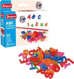 Jeujura lettere magnetiche colorate – set da 50 pezzi