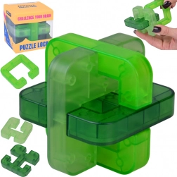 Rompicapo logico 3D Puzzle Lock – cubo verde