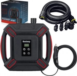 Bestway pompa elettrica ad alta pressione per auto con LCD e 4 adattatori