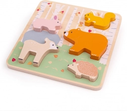 Bigjigs Baby Puzzle in Legno Animali del Bosco