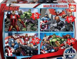 Educa Puzzle per Bambini Avengers 4in1