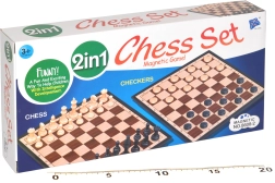 Scacchi magnetici e dama 2 in 1