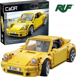 Set di costruzione CaDA auto sportiva cittadina RUF CTR Yellowbird 1:12, 1515 pezzi