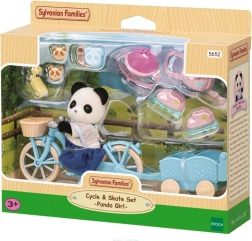 Sylvanian Families gita in bici con la panda Rosalina
