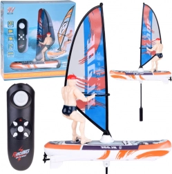 Windsurf RC con illuminazione LED – giocattolo acquatico telecomandato – modrá