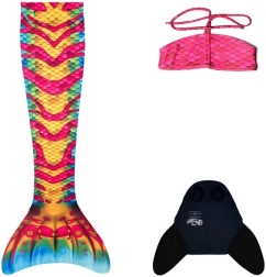 Coda di sirena Aquaris Coral S con monopinna e bikini