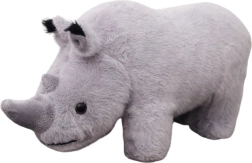 Giocattolo di peluche rinoceronte grigio 30cm