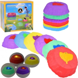 Percorso sensoriale luminoso - pietre per l'allenamento dell'equilibrio