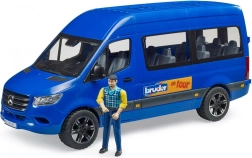 Mercedes Benz Sprinter minibus blu con autista