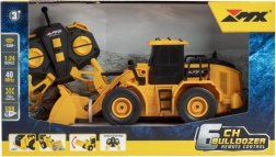Bulldozer R/C 1:24 con benna funzionante e telecomando