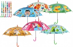 Ombrello per bambini a scatto 66 cm – colorato