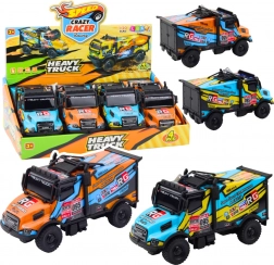 Auto fuoristrada con trazione, luci e suoni, arancione blu