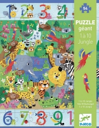 Puzzle Giungla da 54 pezzi di Djeco