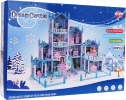 Villa invernale per bambole con accessori