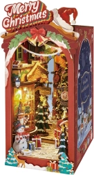 Fermalibri natalizio artigianale via realistica