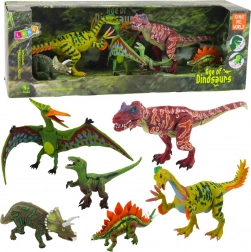 Set di figurine di dinosauri snodabili