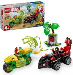 LEGO SPIDEY e i suoi fantastici amici: inseguimento del dinosauro con Spin ed Electro (4+, 124 pezzi)