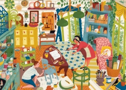 Puzzle Officina di ristrutturazione 1000 pezzi