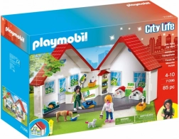 Set di figurine City Life negozio di animali portatile