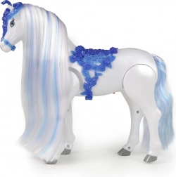 Cavallo elettrico con criniera da pettinare Regno d'Inverno